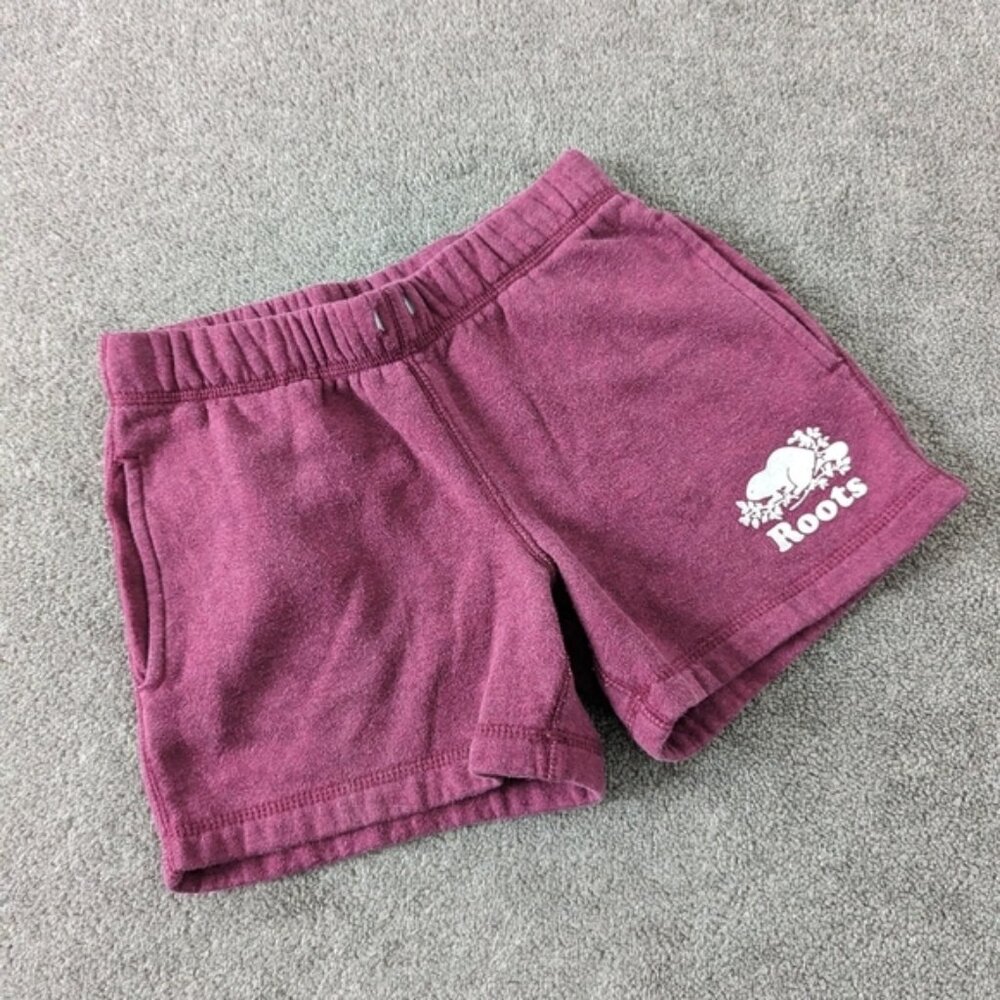 Roots Kids Shorts Youth Size 14 Years Old Pinkish Red Cotton